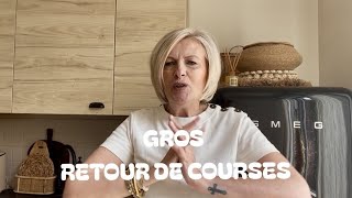 GROS RETOUR DE COURSES POUR DEUX CHEZ AUCHAN 