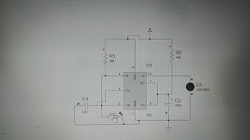 555 Timer PCB with Proteus testing.
