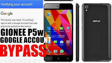 GIONEE P5w Google Account Bypass (FRP) RESET | 100% Safe | 2016