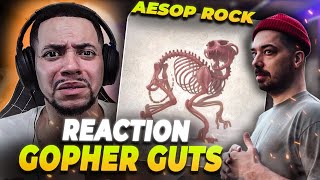 ANOTHER CRAZY IDEA!!!! Aesop Rock - Gopher Guts (LIVE REACTION)