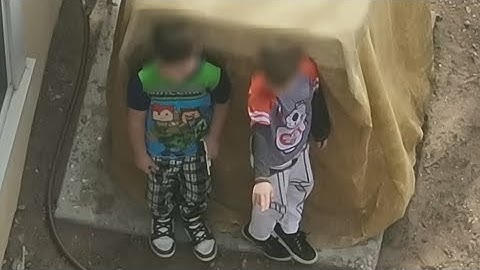 Deputies try to get two boys, ages 9 and 7, to drop gun
