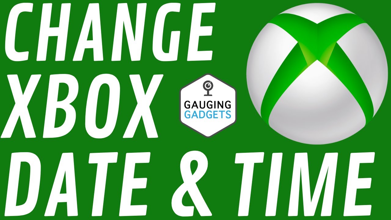 How to change date and time xbox one