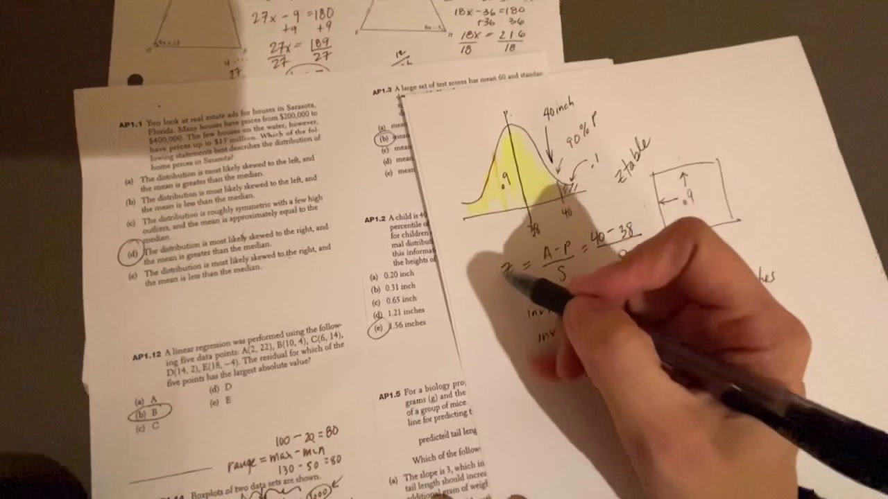 Stats HW#1 Midterm Test Corrections 