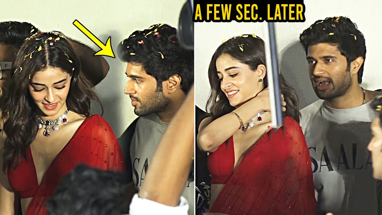 Vijay Deverakonda Looks Towards Ananya Pandey At Liger Movie Trailer Launch Event | Daily Culture