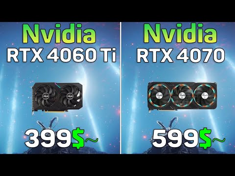 RTX 4060 Ti vs RTX 4070 - 8 Games Test