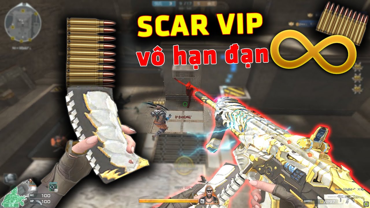 Scarlight-VIP bạch hổ kích hoạt ĐẠN VÔ HẠN sẽ phê như thế nào?