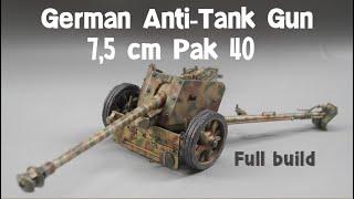 Das Werk 135 German 7,5Cm Pak40 Full Build