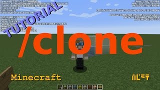Tuto Minecraft 1.8 - la commande /clone