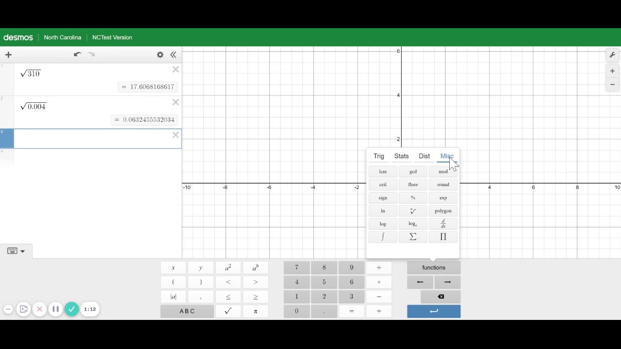Desmos Finding Roots YouTube