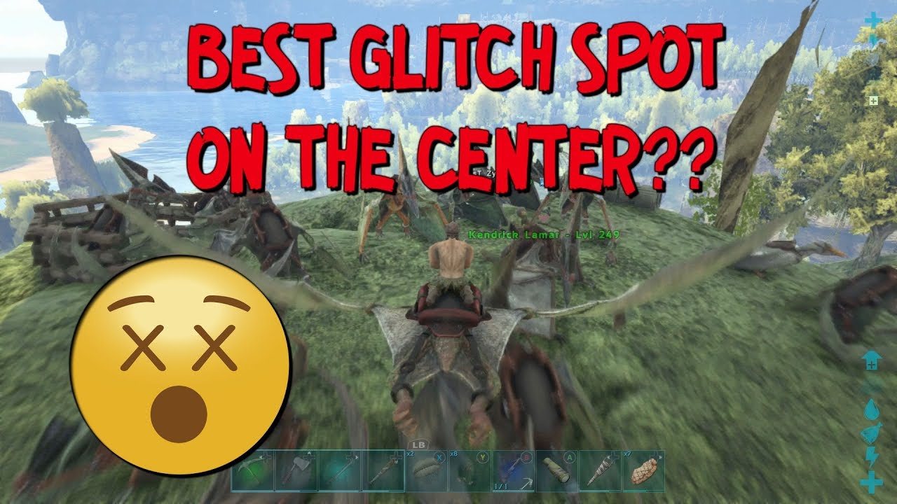 Ark Survival Evolved - BEST NEW CENTER GLITCH SPOT RAID! (NEARLY IMPOSSIBLE TO FIND!)