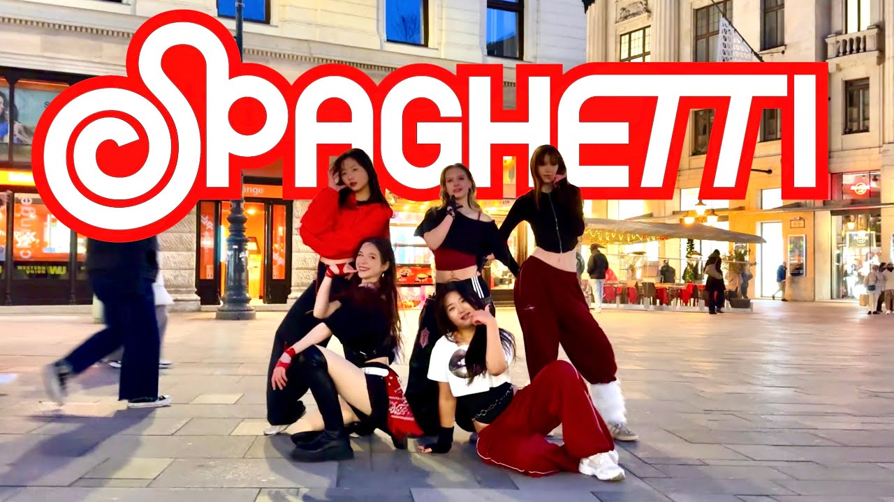 [KPOP IN PUBLIC | ONE TAKE] LE SSERAFIM - SPAGHETTI | Cover by Papillon Team in Budapest, Hungary