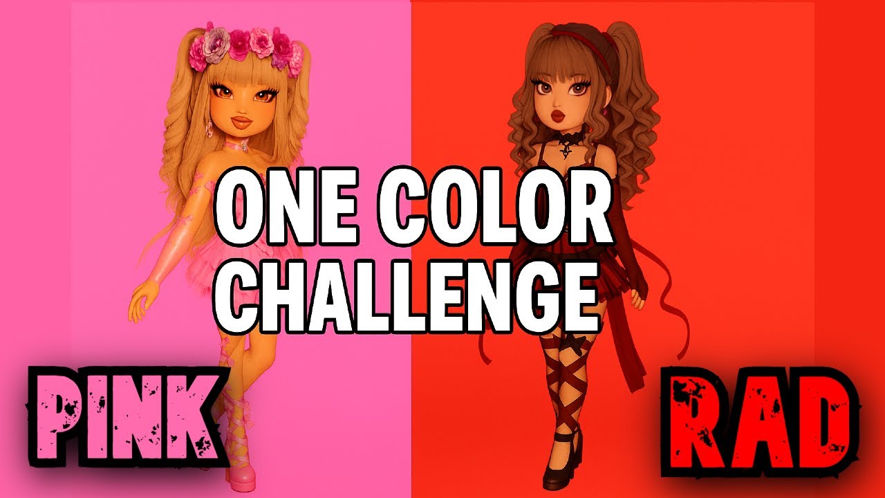 One Color Photo Challenge one color challenge in Dress to Impress - YouTube