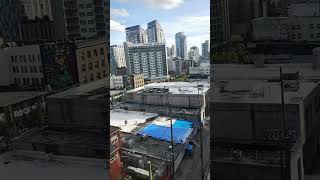 Full evening window city sightline coming from apartment ft. Vogue & Belmont Vancouver in Canada 6/7/2026 Update
