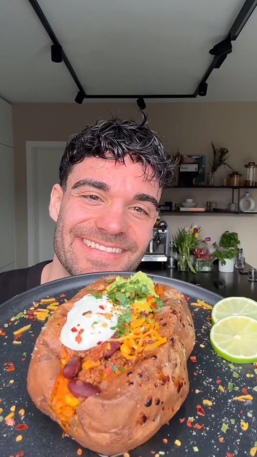 Unglaublich leckere gefüllte Süßkartoffeln 🍠😍 - YouTube