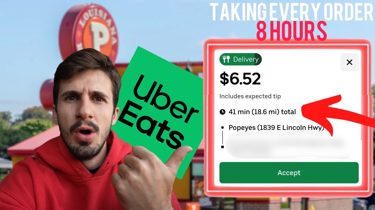 Taking Every Uber Eats Order For 8 Hours Straight…