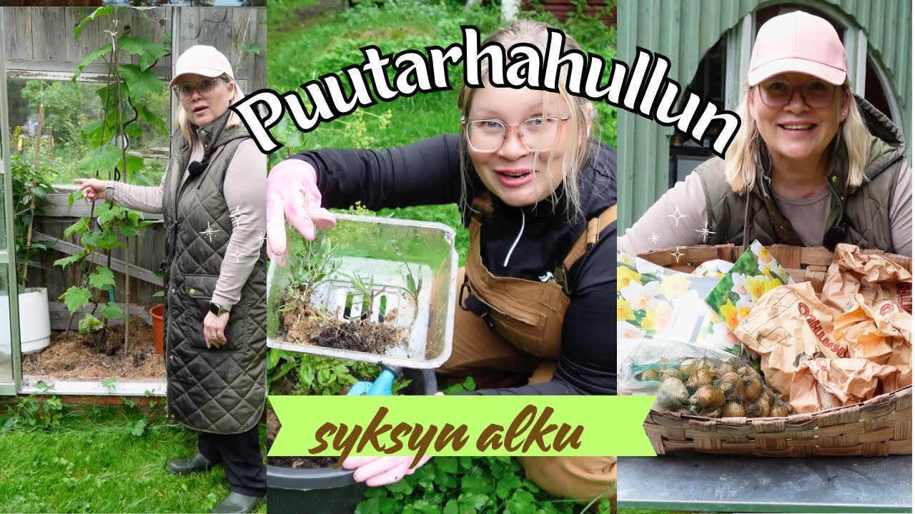 Puutarhahullun syksyn alku