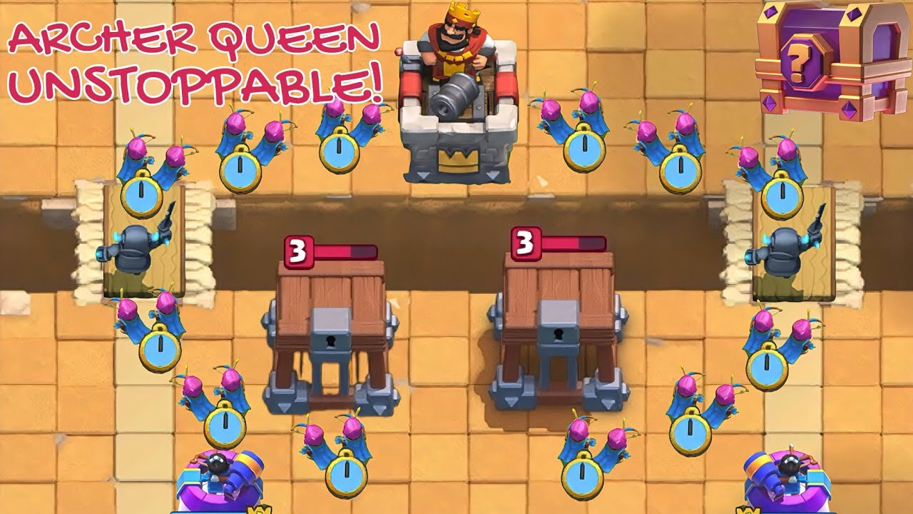 Clash Royale: Winning Most Battles with Archer Queen 👑🔥 | Insane Queen Dominance!