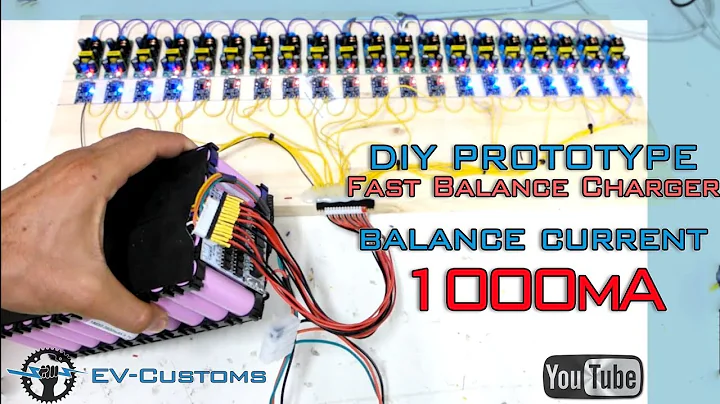 DIY PROTOTYPE Fast Balance Charger - 1000mA Balance Current (1S-20S 84V)