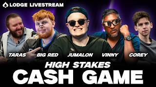 HIGH STAKES With WSOP Winner Lucas Jumalon!!! Corey! Taras! | Lodge Livestream screenshot 1