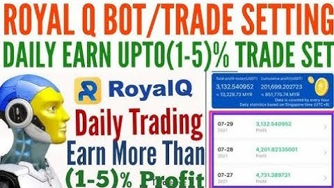 Royal Q Trade settings