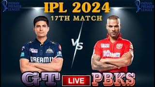 🔴LIVE MATCH 17th T20 GUJARAT TITANS vs PANJAB KINGS  IPL 2024 screenshot 2
