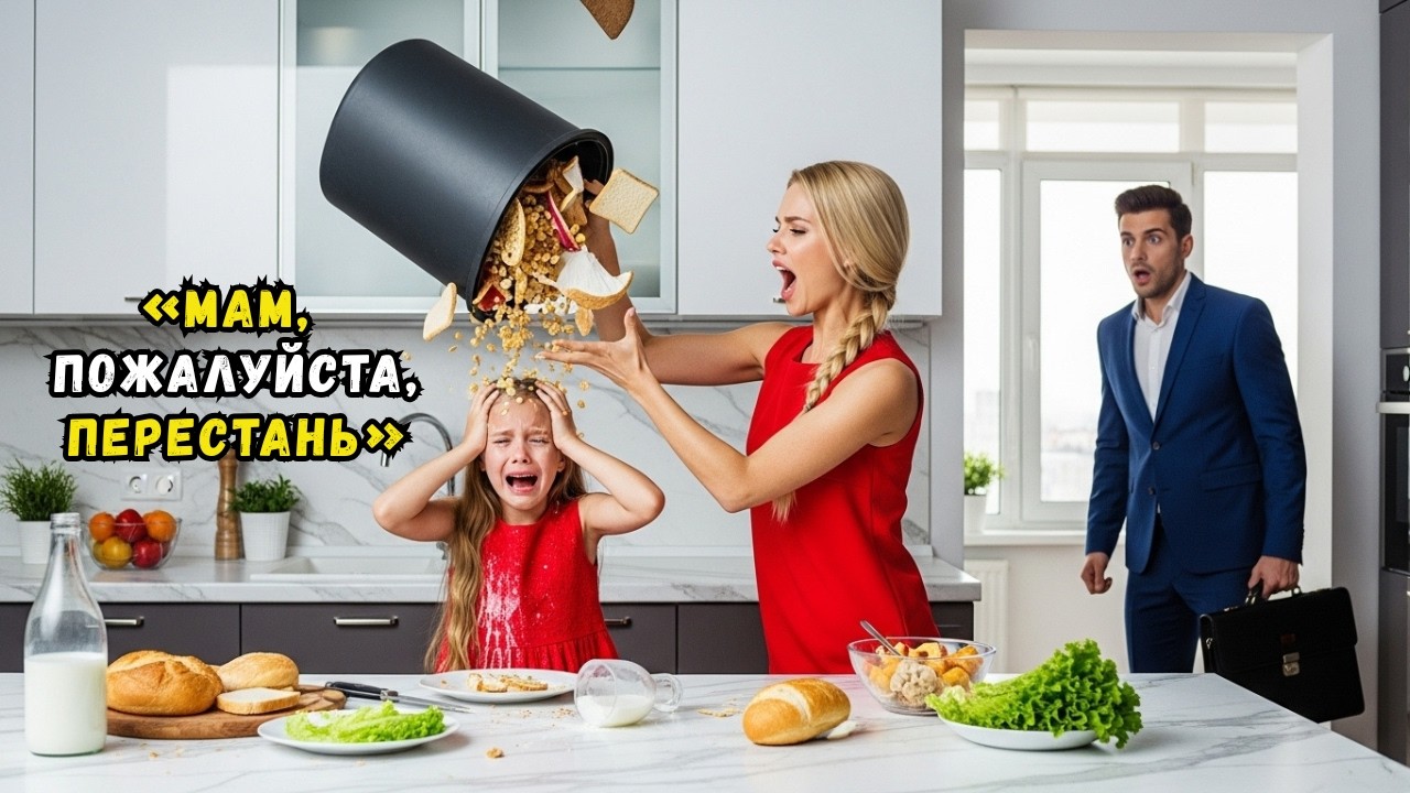 Маленькая девочка плакала и умоляла: “Мама, пожалуйста, остановись!” — пока отец не вернулся домой и