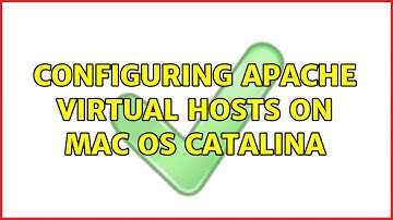 Configuring Apache Virtual Hosts on Mac OS Catalina
