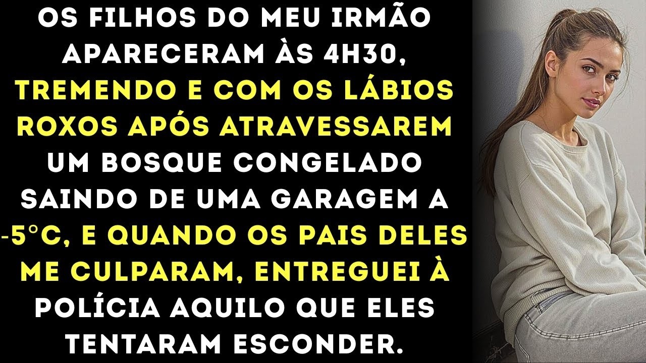 Os filhos do meu irmão bateram na minha porta às 4h30 da manhã; os pais deles os deixaram congela