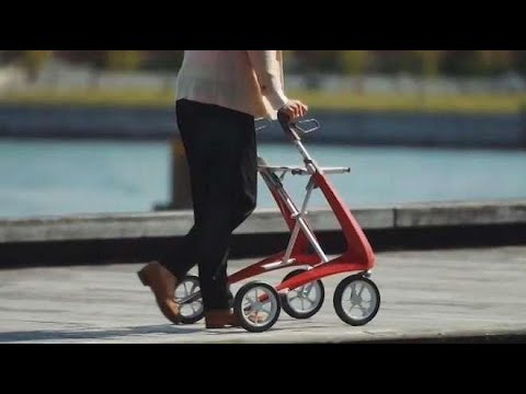 国外发明“便携助行器”，老年人的出行福音
