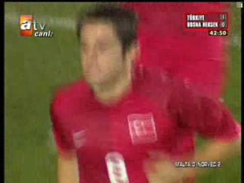 21 KasÄ±m 2007 tarihinde Ã¼lkemizi Euro 2008'e taÅÄ±yan Nihat Kahveci'nin golÃ¼ Kaynak: Golturka