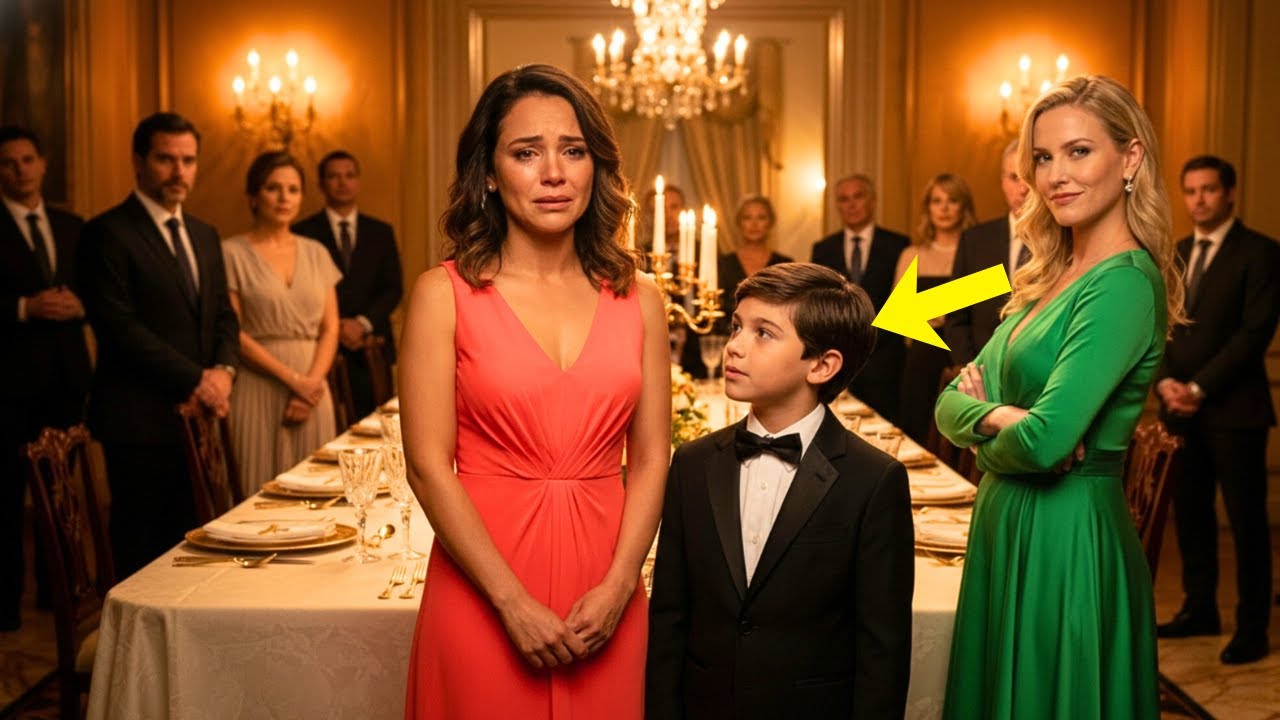 UNE NOUNOU EST RABAISSÉE AU DÎNER, MAIS LE FILS DU RICHE DIT : "C’EST MA MÈRE !"