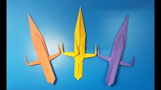 ORIGAMI - Gấp Cây Kiếm Bằng Giấy #2 || Origami Sword