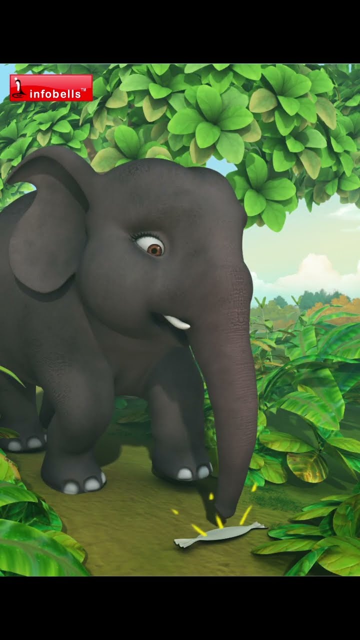 हाथी राजा नहाने चले गए - Hathi Raja | Hindi Rhymes \u0026 Balgeet | Infobells #hindirhymes #hathiraja