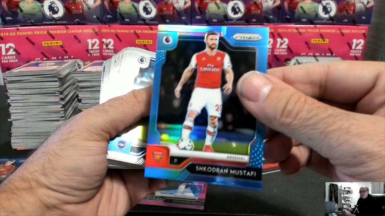 football score 2019-20 PANINI EPL PRIZM SOCCER 60 BOX PYT/PYP HOBBY CASE BREAK #30 (CASE #5 OF 5)
