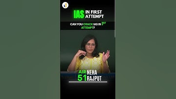 ⚡️First attempt mein hi IAS 🔥AIR 51, Neha Rajput #IAS #UPSC #shorts
