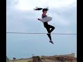 “Kunoichi くノ一” slackline スラックライン 岡澤恋