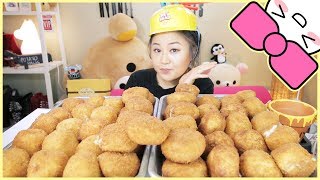 DEEP FRIED CHEESE & POTATO BALLS | MUKBANG