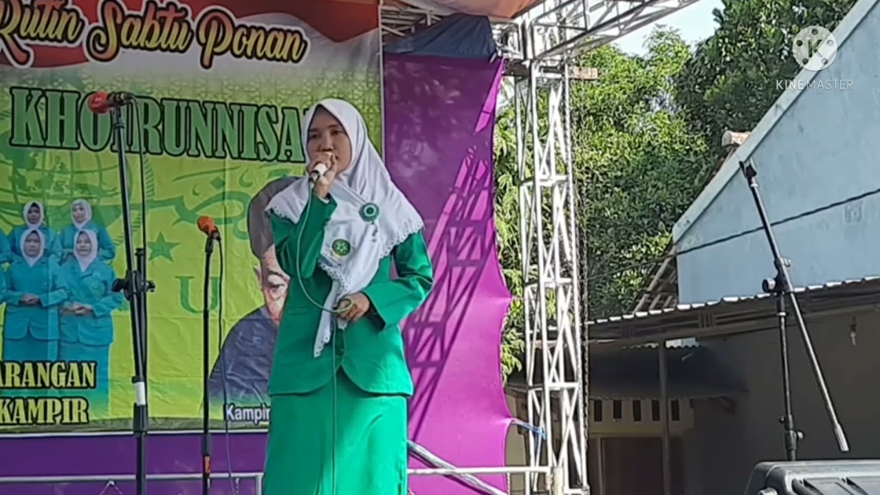 FIRAL sambutan lucu dan kocak oleh ketua  fatayat kampir