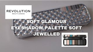 REVOLUTION SOFT GLAMOUR EYESHADOW PALETTE SOFT JEWELLED/ Let's Swatch It screenshot 2