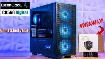 DeepCool CH560 Digital - Digital Display + Epic Airflow!