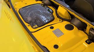 Honda Beat Stereo Install - Soft Top Removal - Engine Compartment Clear Cover Install screenshot 2