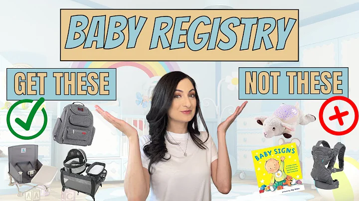 Top 10 MUST HAVE Baby Registry Items (and what we REGRET buying!)