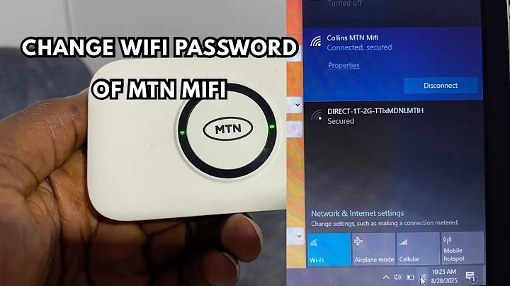 How To Change The Wi-Fi Password Of MTN MiFi, Even If You Forgot The Password