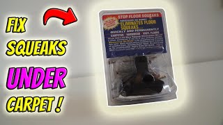 Fix Squeaky Floorboards (WITHOUT REMOVING CARPET)