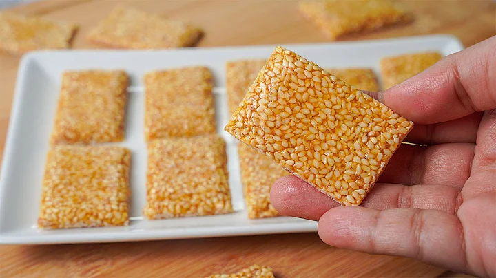 2 Ingredients Crunchy Sesame Bar | Sesame Seed Candy | Yummy - DayDayNews