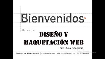 Diseño y maquetación web - Html y Css - tipografía