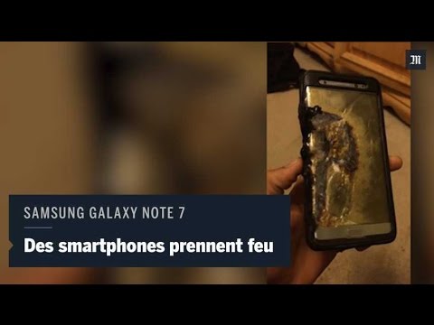 Des Galaxy Note 7 prennent feu : Samsung stoppe les ventes (Le Monde)