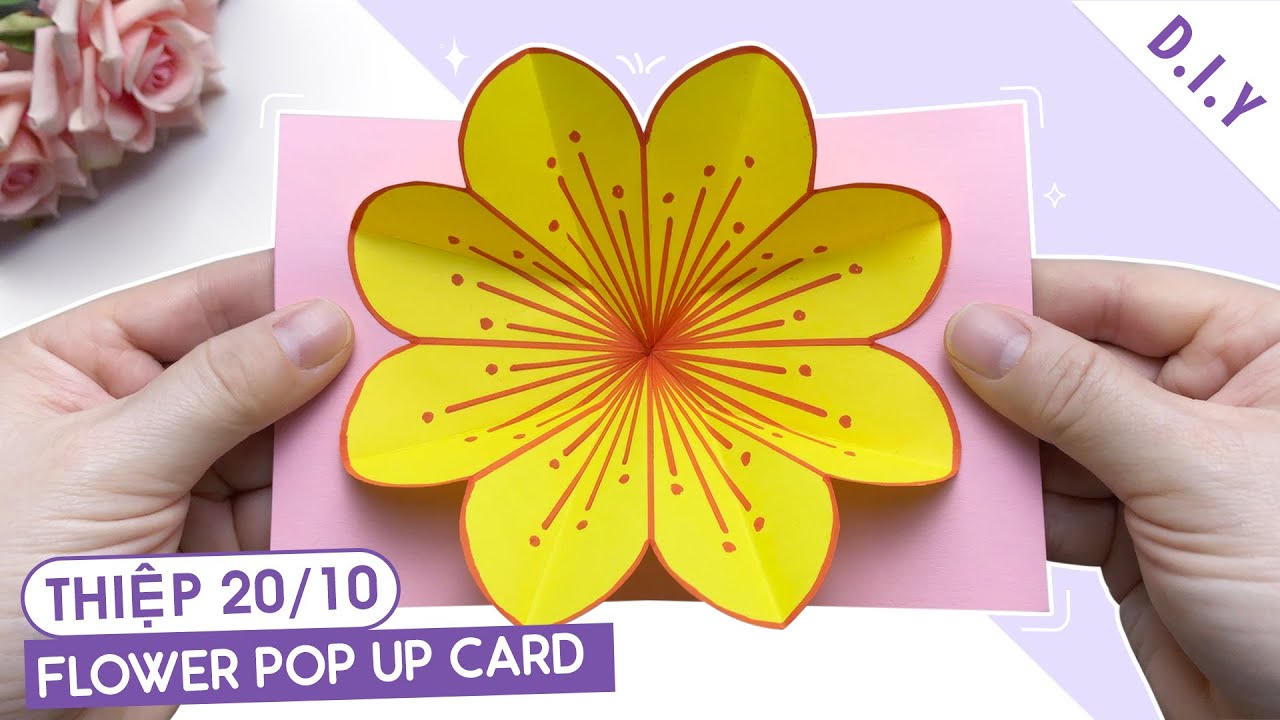 Flower Pop Up Card Making How To Make