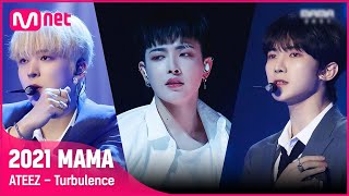 [2021 MAMA] ATEEZ - Turbulence | Mnet 211211 방송 Resimi