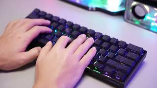 Teclado mecânico Akko MonsGeek FUN60, interruptor magnético, 60%,